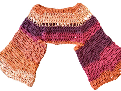 Flowy Bolero Shrug Crochet Pattern For Crocheters