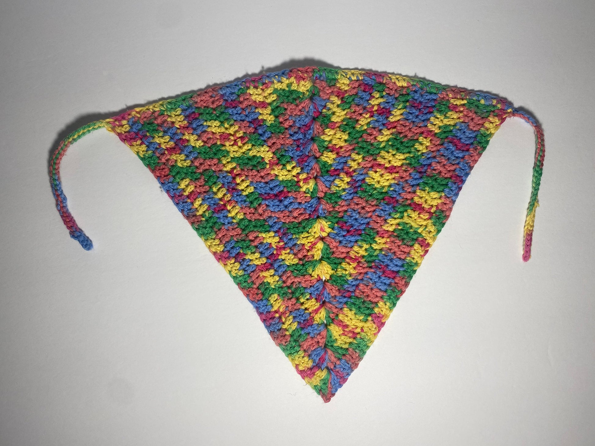 Crocheted Pride Bandana