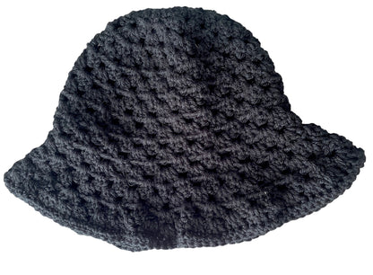 Homemade Crocheted Bucket Hat Granny Stitch Hat For Summer