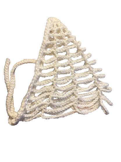 Handmade Crocheted Acrylic Spider Web Bandana Unique Headscarf For Halloween