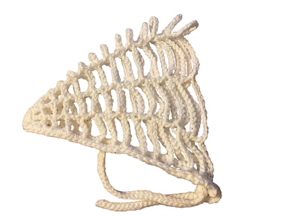 Handmade Crocheted Acrylic Spider Web Bandana Unique Headscarf For Halloween