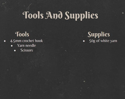 Spider Web Bandana Crochet Pattern For Halloween Fall