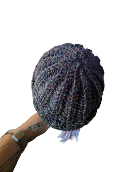 Jewel Toned Handmade Beanie